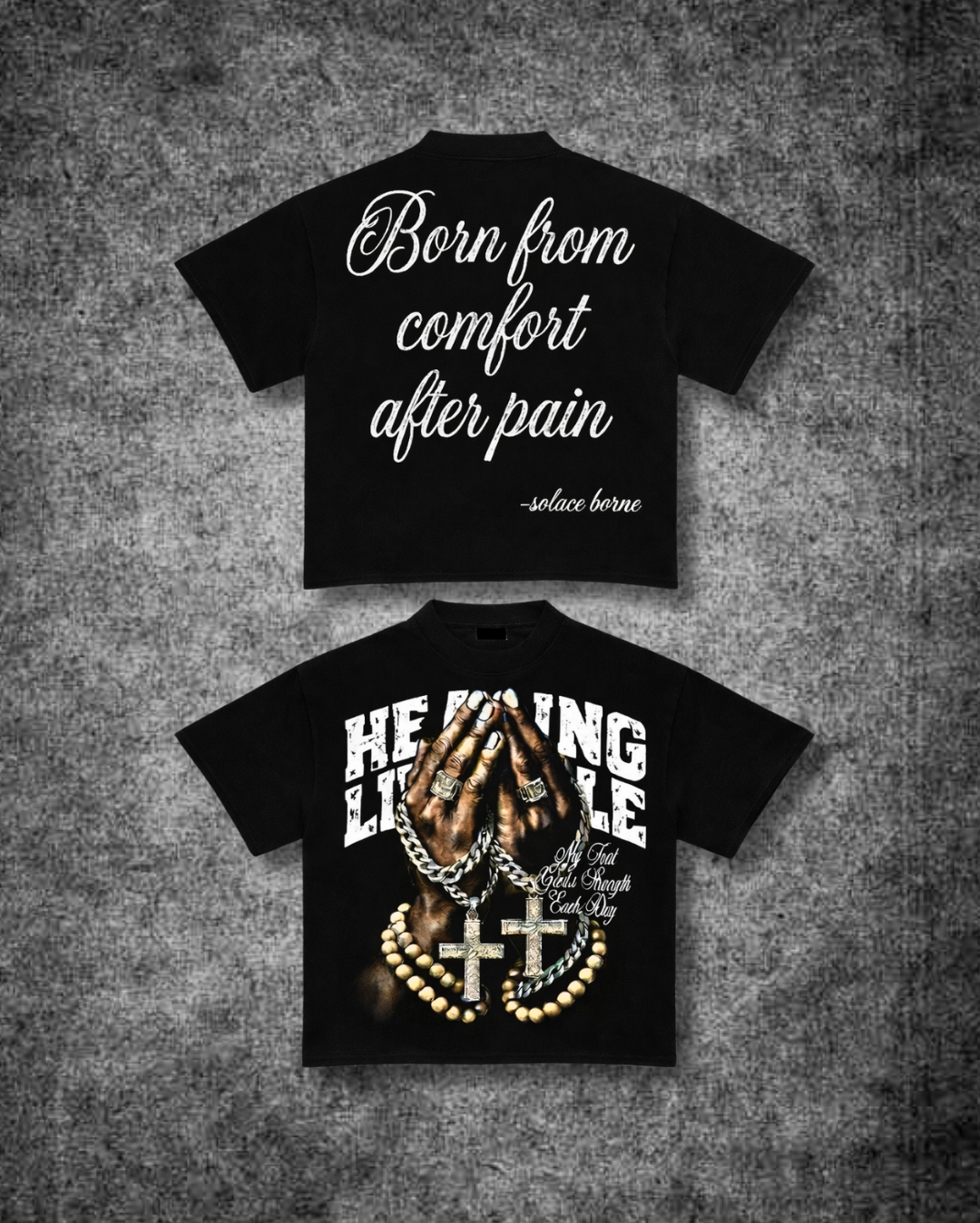 All Black Healing Lifestyle Tee